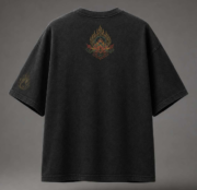 Mythic Guardian Oversized Graphic T-Shirt – Premium Washed Cotton | Front & Back Print | Unisex - Image 5
