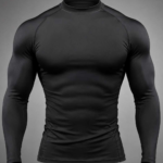 Men's Black Compression Full Sleeve Spider Performance T-Shirt – Quick Dry Gym & Sports Wear