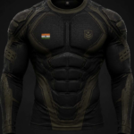 Men's Tactical Compression Full Sleeve T-Shirt – Military Armor Design | Quick Dry Gym & Training Wear