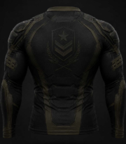 Men's Tactical Compression Full Sleeve T-Shirt – Military Armor Design | Quick Dry Gym & Training Wear - Image 7