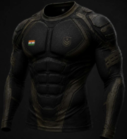 Men's Tactical Compression Full Sleeve T-Shirt – Military Armor Design | Quick Dry Gym & Training Wear - Image 4