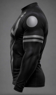 Men's Black Panther Inspired Compression Full Sleeve T-Shirt – Athletic Quick Dry Gym Rash Guard - Image 4