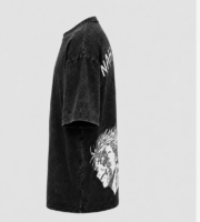 Nah, I'd Win Acid Wash Oversized Anime T-Shirt – Premium Cotton Streetwear - Image 3