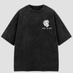 Nah, I'd Win Acid Wash Oversized Anime T-Shirt – Premium Cotton Streetwear