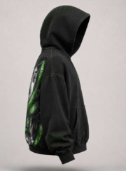 Serpent Embrace Premium Oversized Hoodie – Gothic Snake Graphic Streetwear - Image 3