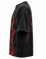 Infernal Touch Vintage Washed Oversized Graphic T-Shirt - Image 3